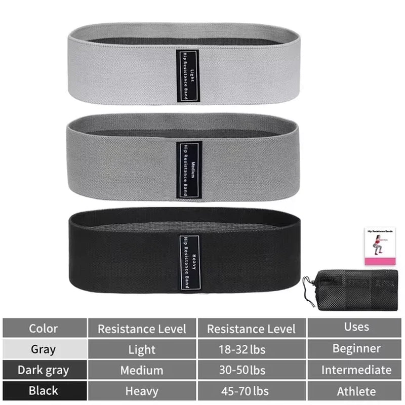 New Fabric Resistance Hip Booty Bands Glute 