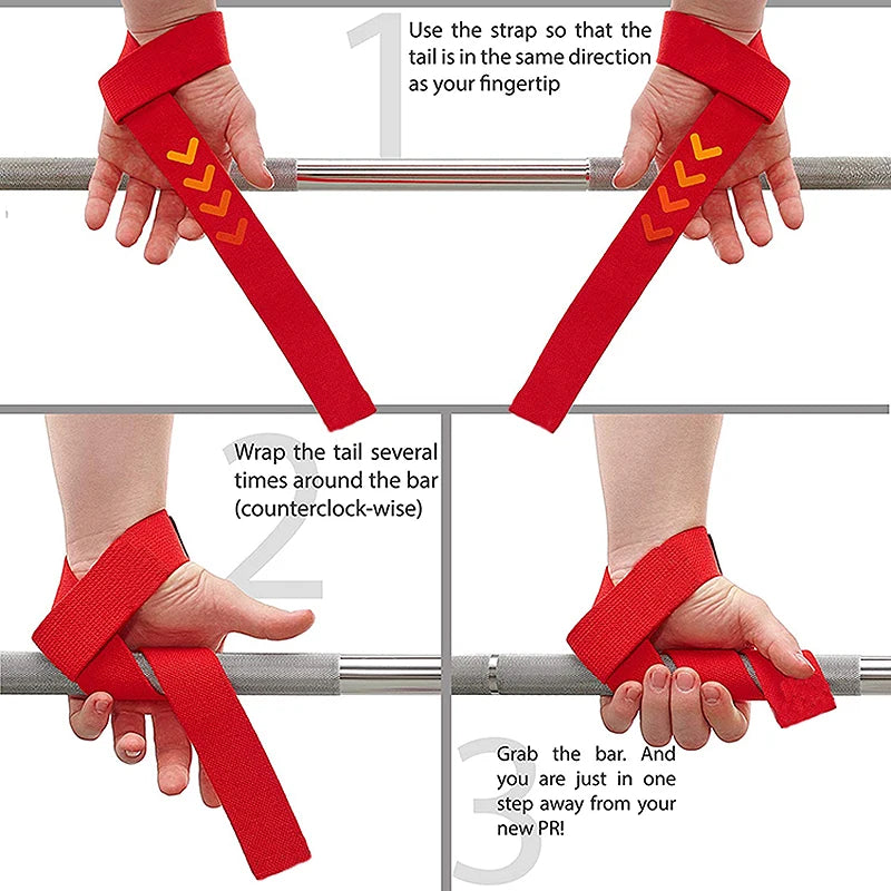 Weight Lifting Wrist Straps 
