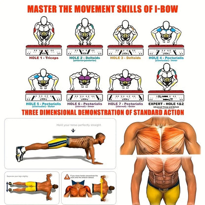 Push-Up Board Set Portable Multifunctional