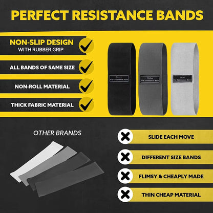 New Fabric Resistance Hip Booty Bands Glute 
